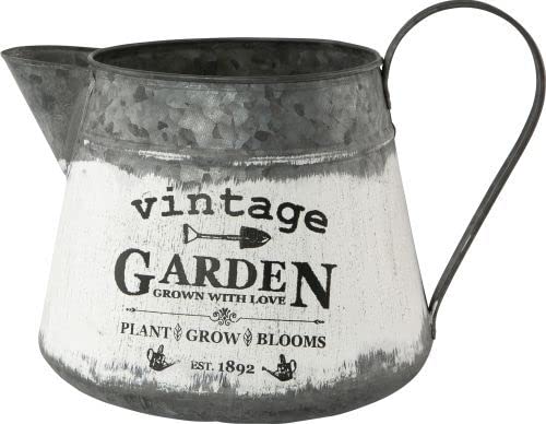 Garden Planters - Vintage Tin Jug - 20cm