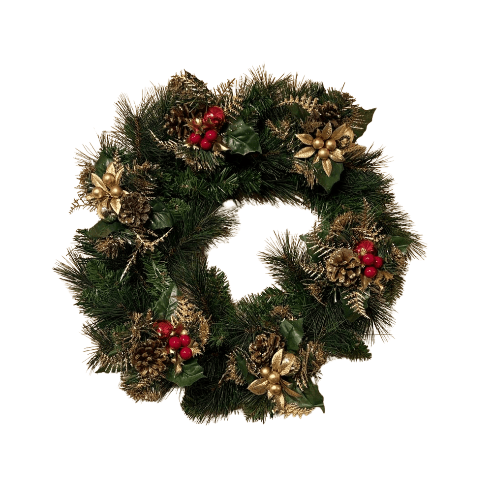 AcquaGarden Outdoor Plants 1 x Decorative Wreath Decorative Artificial Wreath
