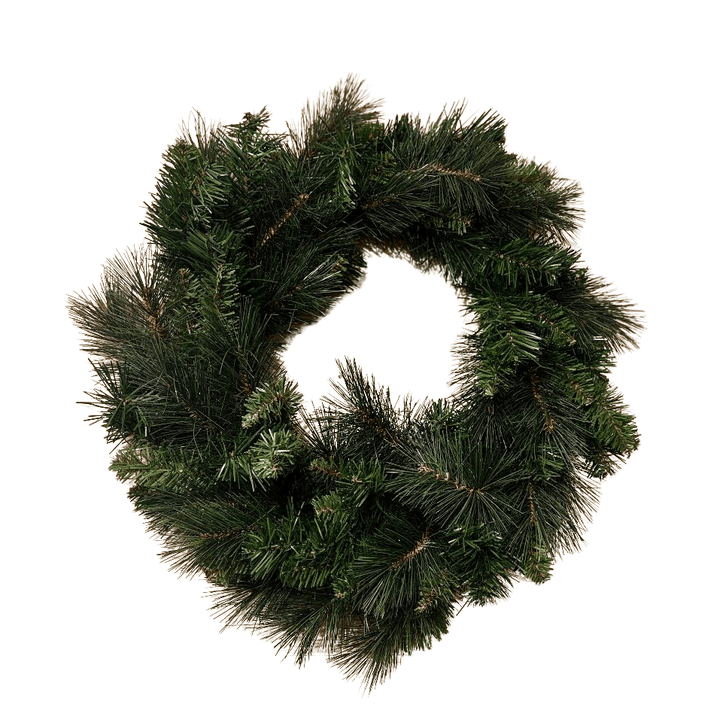 AcquaGarden Outdoor Plants 1 x Evergreen Wreath Evergreen Artificial Wreath