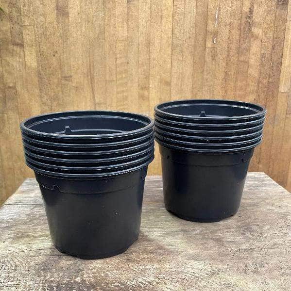 AcquaGarden Soparco Premium Growers 1 Litre Plant Pots in Black