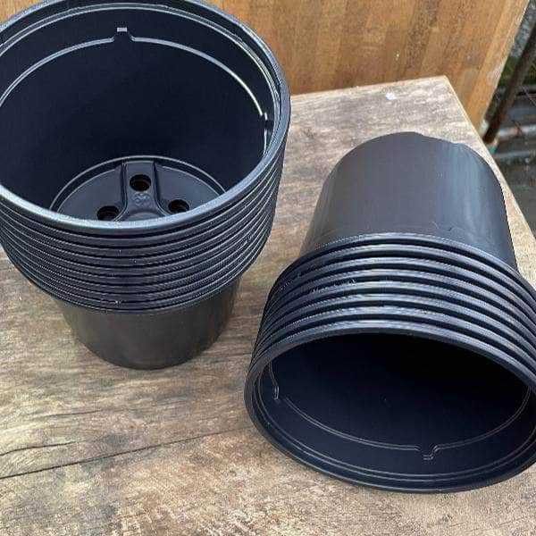 AcquaGarden Soparco Premium Growers 1 Litre Plant Pots in Black