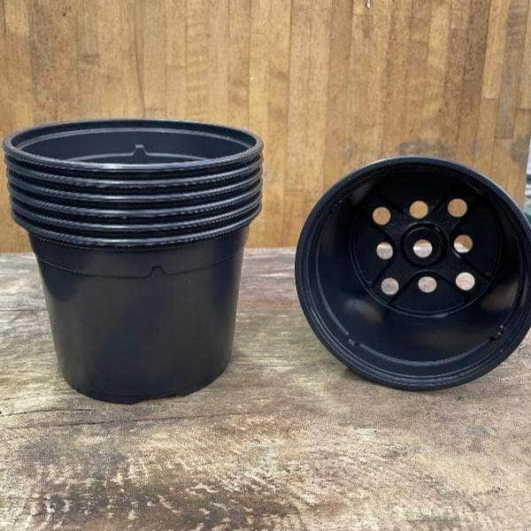 AcquaGarden Soparco Premium Growers 1 Litre Plant Pots in Black