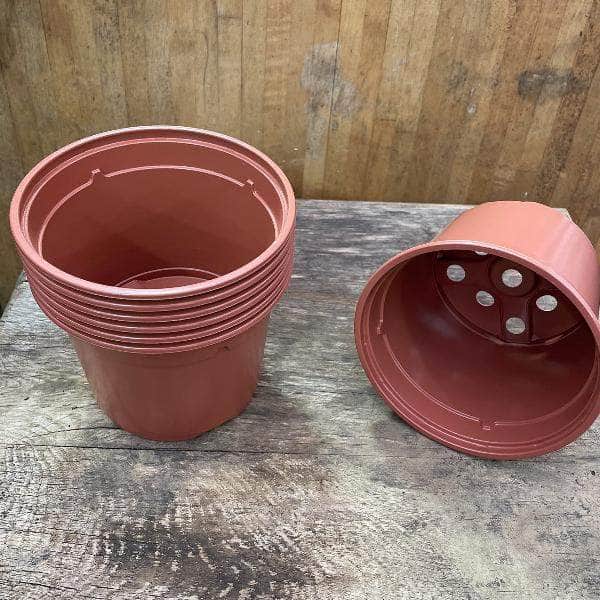 AcquaGarden Soparco Premium Growers 1 Litre Plant Pots in Brown