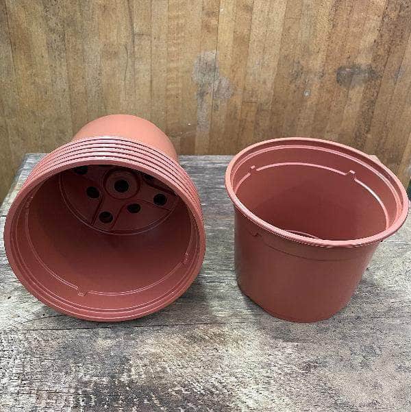 AcquaGarden Soparco Premium Growers 1 Litre Plant Pots in Brown
