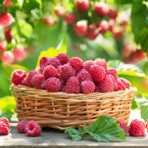 Fruit Plants - Raspberry 'Polka' - 2 x Full Plants in 2 Litre Pots