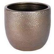 Elegant Pot - Florence Gold (14cm Diameter x 12cm Height) - AcquaGarden