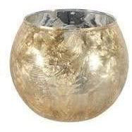 Gold Frosted Bubble Ball Votive Candle Holder - 2 x Pack - AcquaGarden