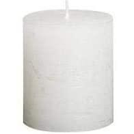 Rustic Pillar Candle - Pure White - 2 x Candle Pack (80mm x 68mm) - AcquaGarden